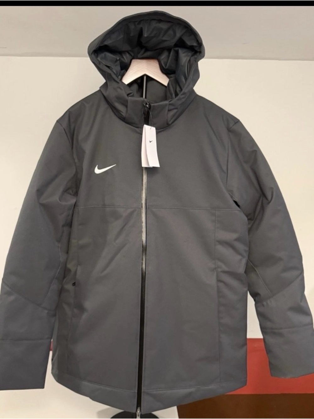 Nike Team Storm-FIT Down Fill Parka - Anthracite - Size M